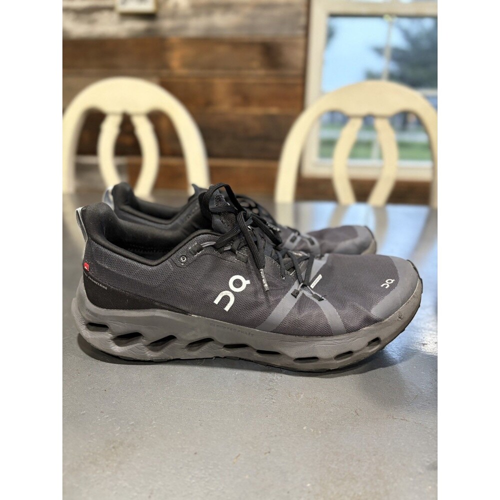 On Cloudsurfer Trail Waterproof Trail Shoes Black 3ME10270106 Mens Size 13